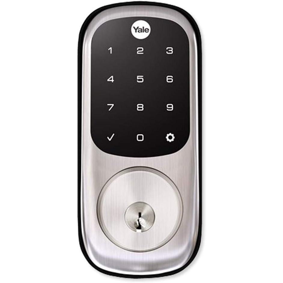 imageYale Assure Lock with Zigbee  Smart Touchscreen Keypad Deadbolt  Works with Xfinity Home Amazon Echo Show Amazon Echo Plus and More  Satin NickelSatin Nickel