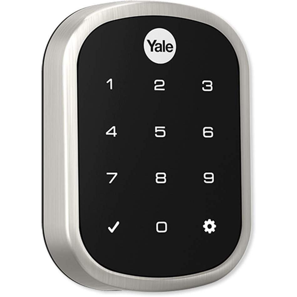 imageYale Locks ampamp Hardware YRD156ZW2619 Satin Nickel Key Free Touchscreen with ZWave