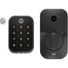 imageYale Assure Lock 2 Touch Deadbolt Black Suede KeyFree Smart Entry Door Lock with Bluetooth Connected Keypad and Fingerprint Scanner for Code Entry No WiFi YRD430FBLEBSP