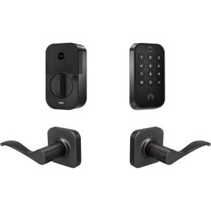 Yale Assure Lock 2 Keypad with Bluetooth and Ridgefield Handle in Black Suede(Black)
