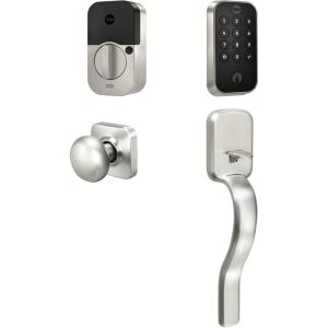 Yale Assure Lock 2 Keypad with Bluetooth and Ridgefield Handle in Satin Nickel(Satin Nickel)