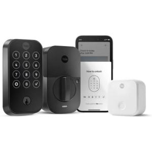 Yale Assure Lock 2 Touchscreen with Wi-Fi Connect – Black Suede – for Vacation Rental Hosts