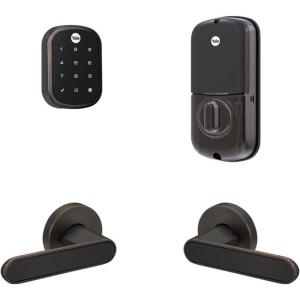 Yale Assure Lock SL, Wi-Fi Smart Lock with Kincaid BK Lever – Works with The Yale Access App, Amazon Alexa, Google Assistant, HomeKit, Phillips Hue and Samsung SmartThings, Oil Rubbed Bronze(Oil Rubbed Bronze)