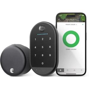 Yale August Wi-Fi Smart Lock with Keypad Touch in Silver(Black)