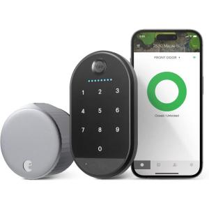 Yale August Wi-Fi Smart Lock with Keypad Touch in Silver(Silver)