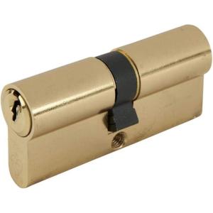 Yale Locks Euro Double Cylinder Kitemark 40 x 45 (95mm) Nickel Plated Visi(Brass (in Visipack))