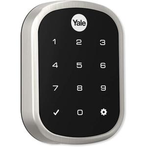 Yale Locks & Hardware YRD156-ZW2-619 Satin Nickel Key Free Touchscreen with Z-Wave