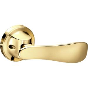 Yale P5101301 Navis Paddle Lever, Hands-Free Opening – Push with Your Hip, Passage, Polished Brass(Polished Brass)