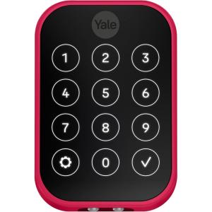 Yale Security Assure Lock 2 Deadbolt, Oil Rubbed Bronze Smart Entry Door Lock with Wi-Fi Connected Keypad for Code Entry Door Lock and Remote Access with Back-Up Key, YRD410-WF1-0BP(Limited Edition PANTONE Viva Magenta)