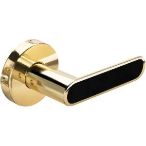 Yale Security D510LK01 Kincaid BK, Oil Rubbed Bronze Passage Lever Lock(Polsihed Brass)