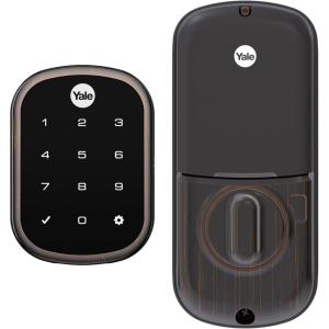 Yale Security SL Deadbolt Smart Lock, Satin Nickel Keyless Entry Door Lock with Wi-Fi Connected Touchscreen for Front or Back Door, YRD256-CBA-619(Oil Rubbed Bronze)