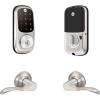 imageYale Security BYRD226ZWNW619 Yale Assure Lock ZWave Norwood Works with Ring Alarm Smartthings and Wink Smart Touchscreen Deadbolt with Matching Lever Satin NickelTouchscreen