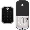 imageYale Security Deadbolt Lock SL with ZWave Satin Nickel Keyless Entry Door Lock with Electronic Touchscreen Keypad for Code YRD256ZW2619
