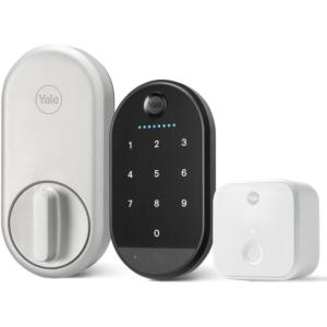 Yale Approach with Keypad – Wi-Fi Smart Lock – Retrofit lock fits replaces your thumbturn so you can keep your keys – Includes Bluetooth touchscreen keypad for keyless access(Silver)