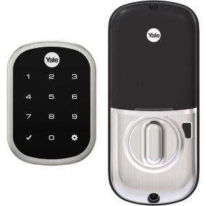 Yale Security Deadbolt Lock SL with Z-Wave, Satin Nickel Keyless Entry Door Lock with Electronic Touchscreen Keypad for Code, ‎YRD256-ZW2-619