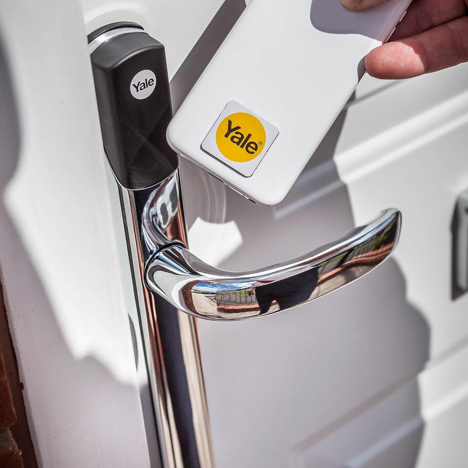 imageYale PYD01CONRFIDM Phone Tag Smart Door Lock Accessory BundleKey Card White Set of 3 PiecesAccessory Bundle  Key Card  Key Tag and Phone Tag