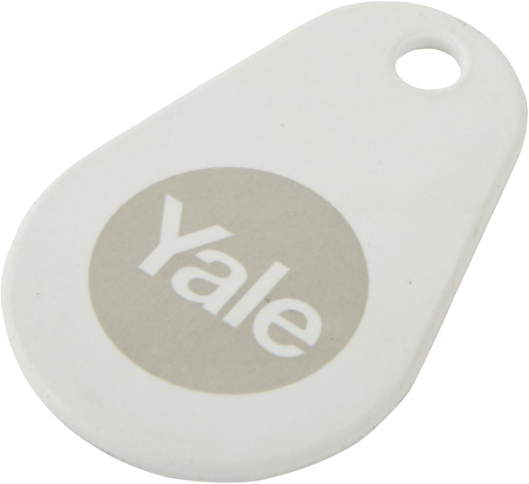 imageYale PYD01CONRFIDM Phone Tag Smart Door Lock Accessory BundleKey Card White Set of 3 PiecesAccessory Bundle  Key Card  Key Tag and Phone Tag