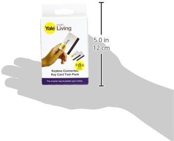 imageYale PYD01CONRFIDM Phone Tag Smart Door Lock Accessory BundleKey Card White Set of 3 PiecesKey Card