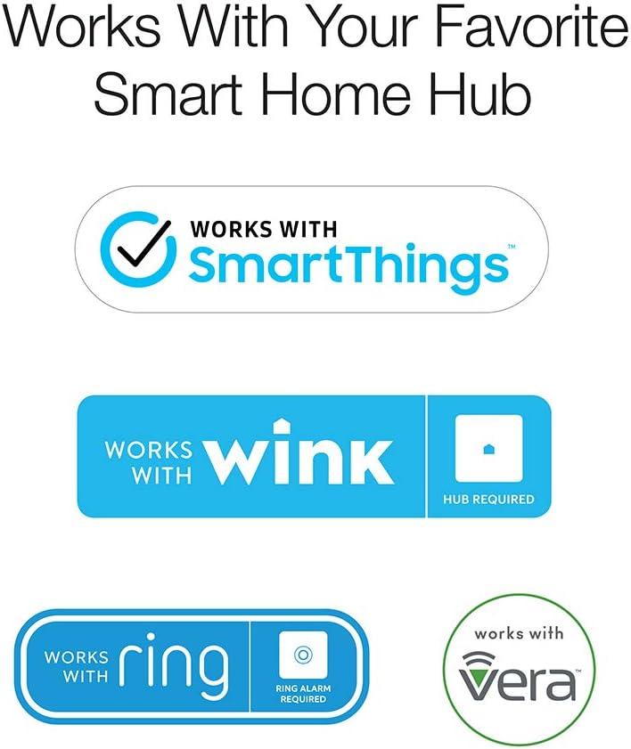 imageYale Security Assure Lever ZWave Smart Door Lever for Keyless Access for Doors with no deadbolt Works with Ring Alarm Samsung SmartThings and More Satin Nickel YRL216ZW2619 Pack of 6Pack of 6