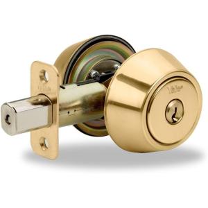 Yale YH Collection Deadbolt Double Cylinder in Polished Brass(Polished Brass)