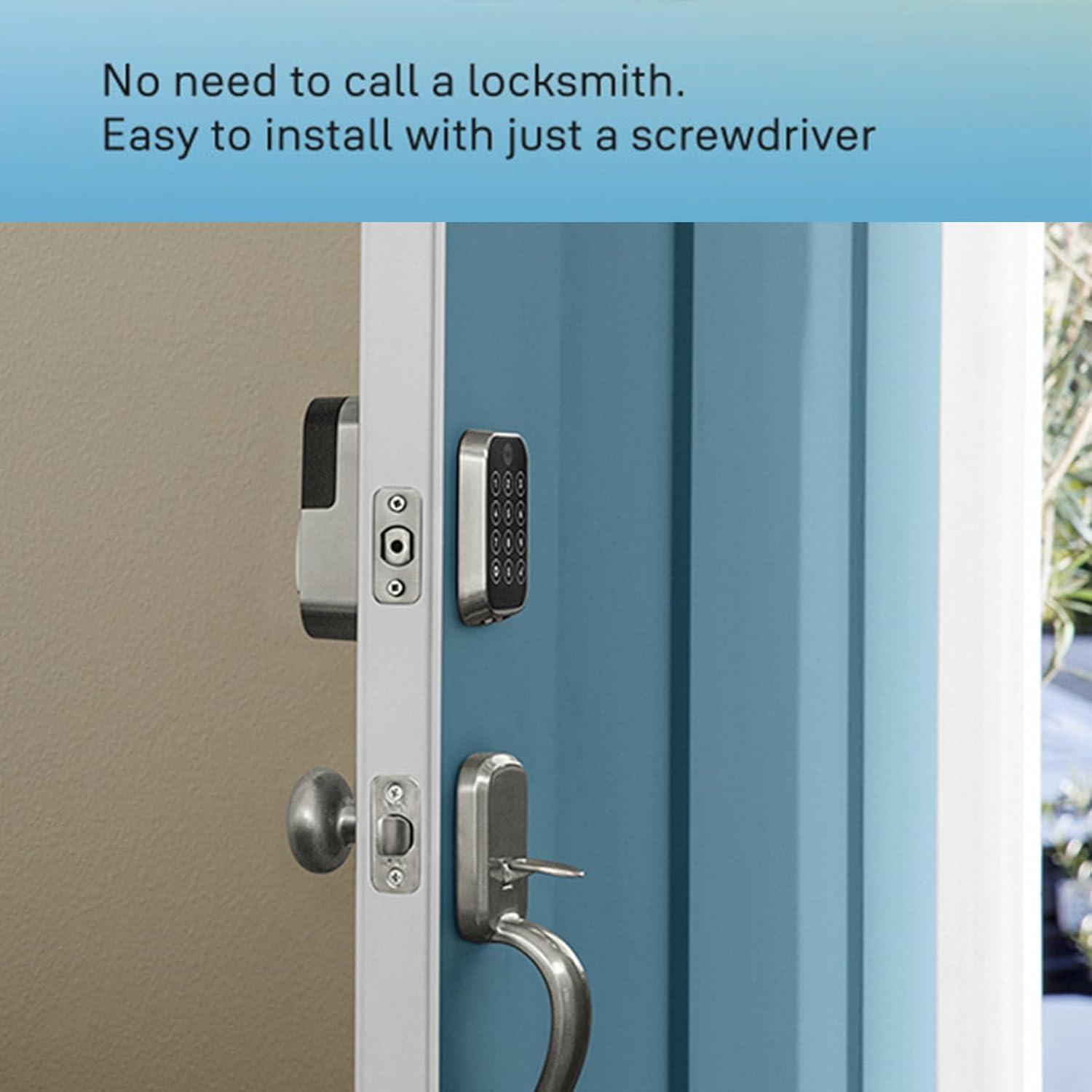 imageYale Assure Lock 2 Deadbolt Lifetime Brass KeyFree Smart Lock with Bluetooth Connected Touchscreen Keypad for Code Entry No WiFi YRD450BLEP05