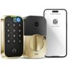 imageYale Assure Lock 2 Touch Deadbolt Lifetime Brass Keyed Smart Entry Door Lock with Bluetooth Connected Keypad and Fingerprint Scanner for Code Entry No WiFi YRD410FBLEP05