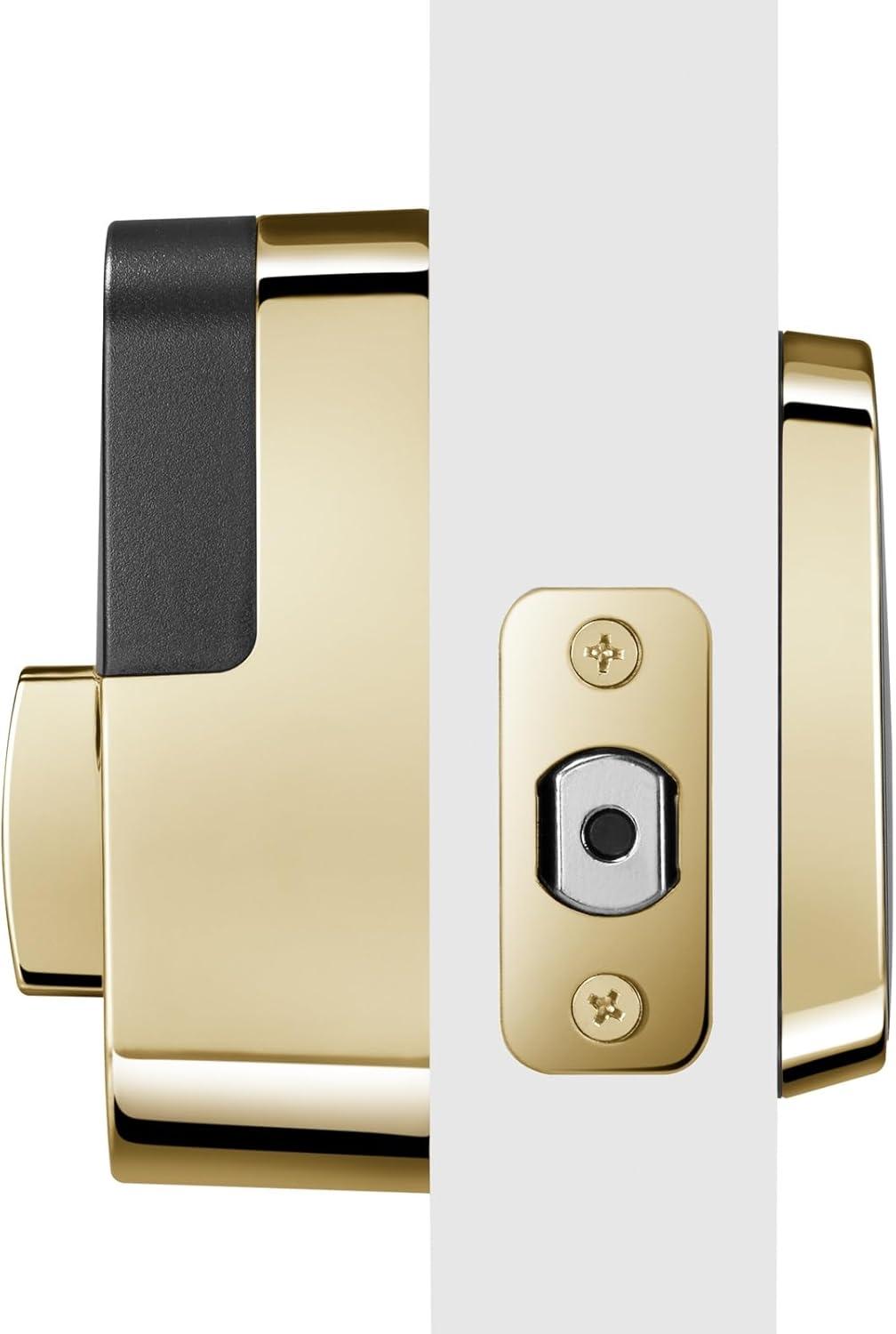 imageYale Assure Lock 2 Deadbolt Lifetime Brass KeyFree Smart Lock with ZWave Connected Touchscreen Keypad for Code Entry YRD450ZW2P05