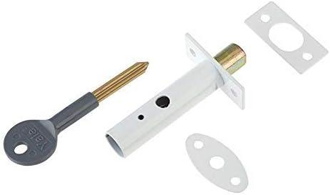 image:imageYale P2PM444CH2 Door Security Bolt Chrome Finish Pack of 2 Standard Security Visi Packed Suitable for hinged and Wooden DoorsWhite