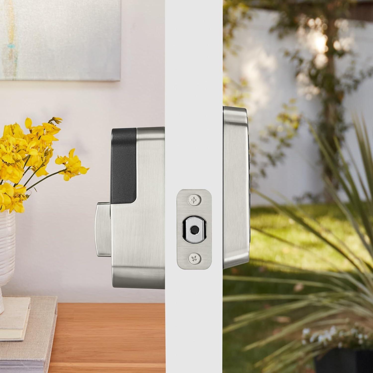 image:imageYale Assure Lock 2 Deadbolt Lifetime Brass Keyed Smart Entry Door Lock with WiFi Connected Keypad for Code Entry and Remote Access YRD410WF1P05