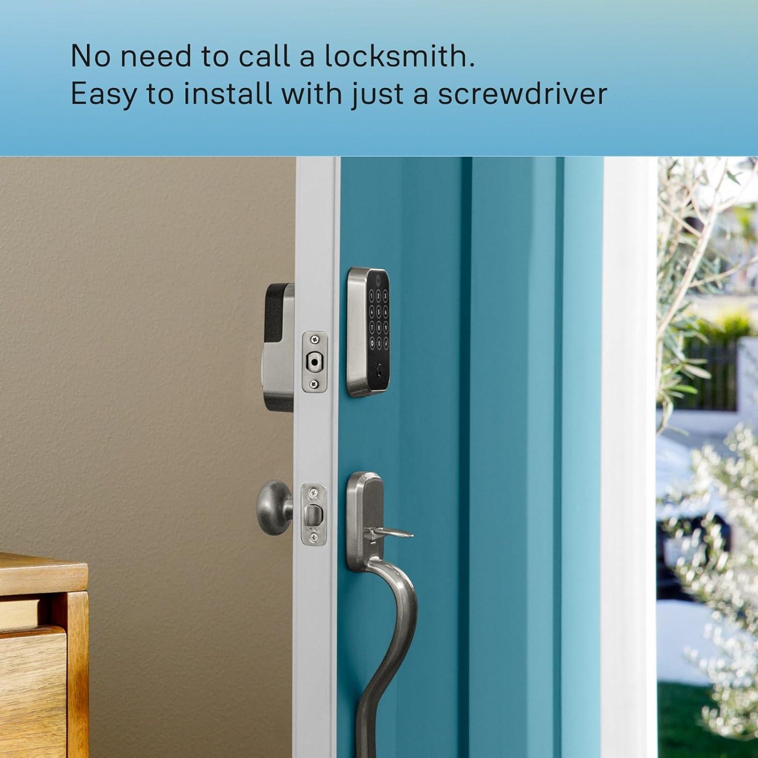 image:imageYale Assure Lock 2 Deadbolt Lifetime Brass Keyed Smart Entry Door Lock with WiFi Connected Keypad for Code Entry and Remote Access YRD410WF1P05