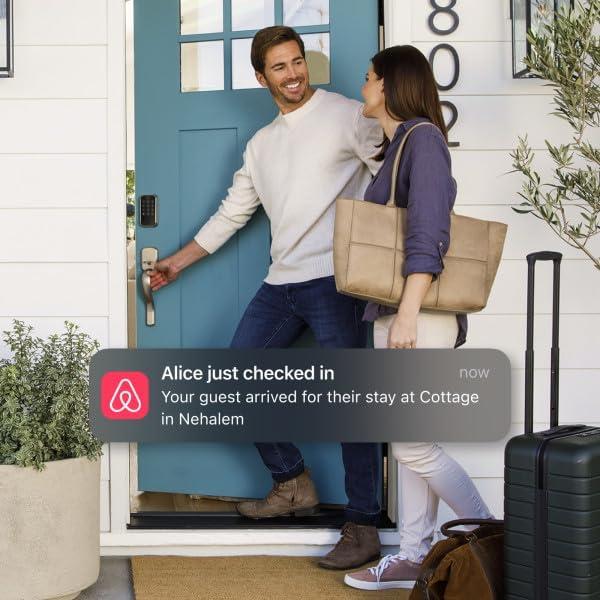 image:imageYale Assure Lock 2 Touch Deadbolt Oil Rubbed Bronze Keyed Smart Entry Door Lock with WiFi Connected Touchscreen Keypad and Fingerprint Scanner for Vacation Rental Hosts YRD410FCB10BP