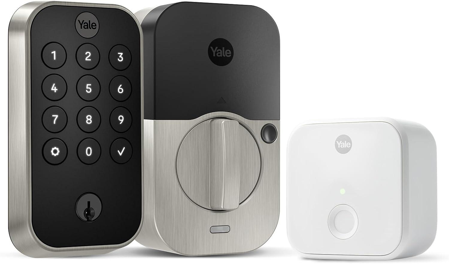 image:imageYale Assure Lock 2 Keypad with WiFi Connect Satin Nickel Deadbolt for Vacation Rental Hosts YRD410CB1619