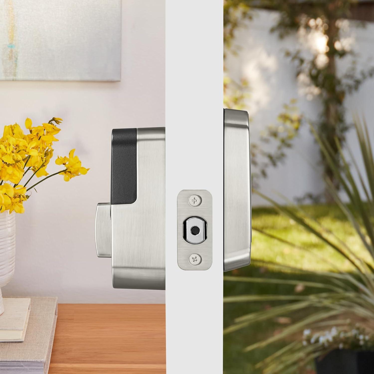 image:imageYale Assure Lock 2 Touch Deadbolt Lifetime Brass KeyFree Smart Lock with WiFi Connected Touchscreen Keypad and Fingerprint Scanner for Code Entry and Remote Access YRD450FWF1P05Satin Nickel