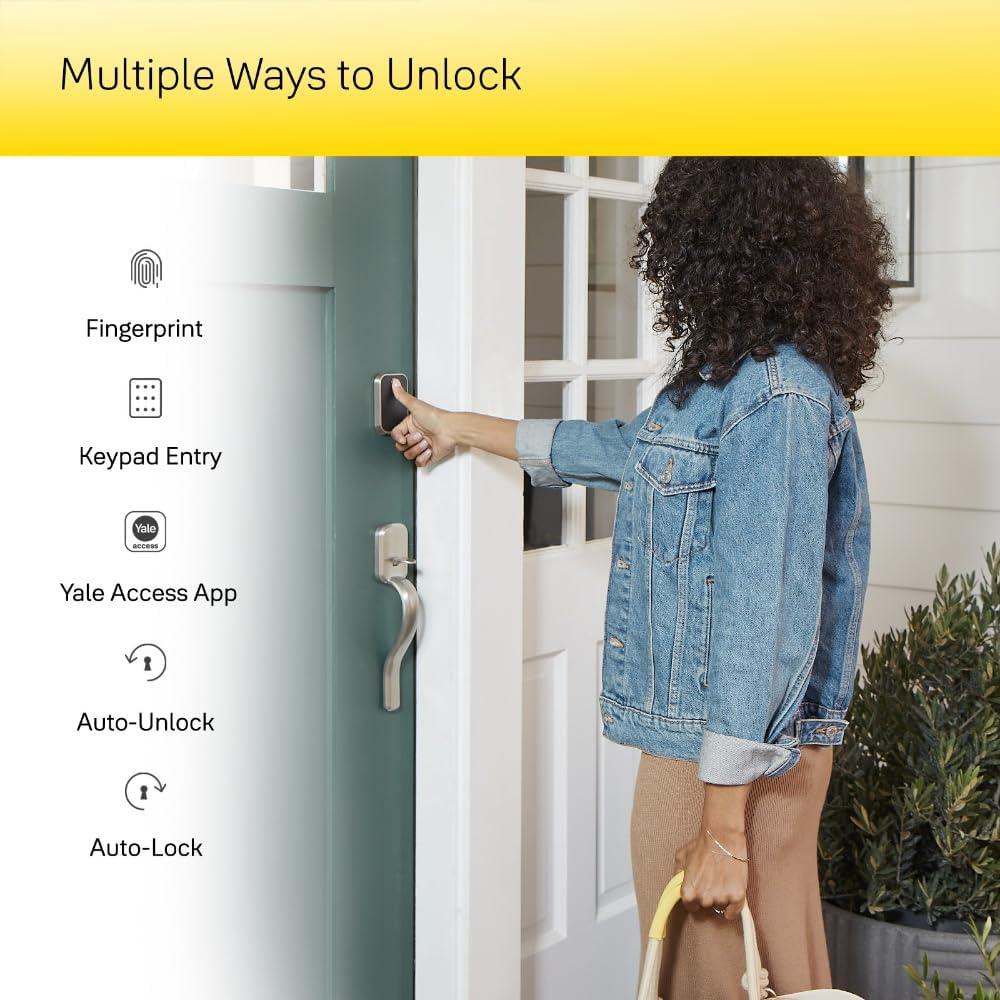 image:imageYale Assure Lock 2 Touch Deadbolt Lifetime Brass KeyFree Smart Lock with WiFi Connected Touchscreen Keypad and Fingerprint Scanner for Code Entry and Remote Access YRD450FWF1P05Oil Rubbed Bronze