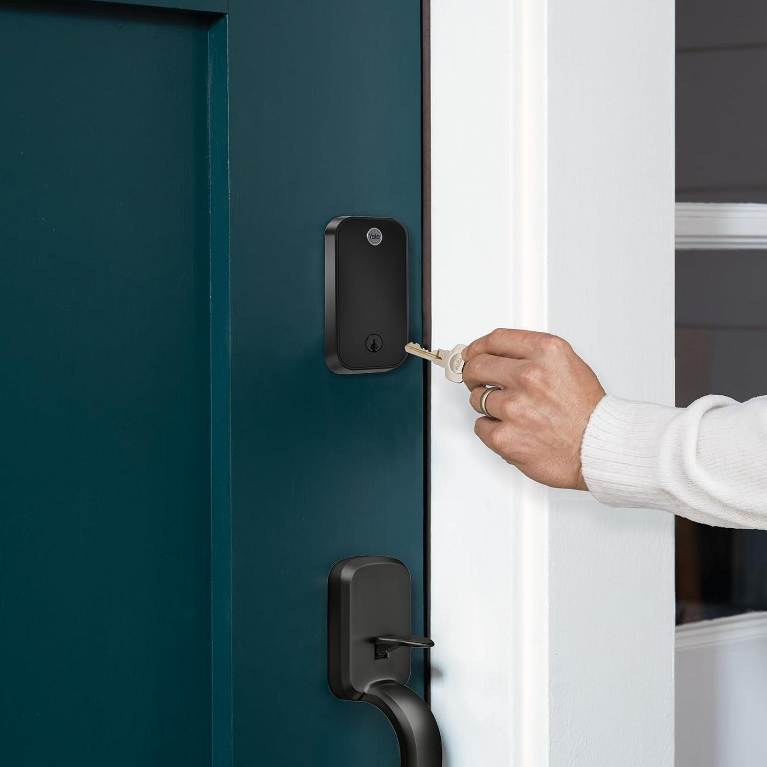 image:imageYale Assure Lock 2 Touch Deadbolt Lifetime Brass KeyFree Smart Lock with WiFi Connected Touchscreen Keypad and Fingerprint Scanner for Code Entry and Remote Access YRD450FWF1P05Black Suede