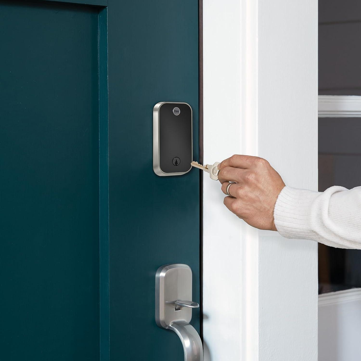 image:imageYale Assure Lock 2 Touch Deadbolt Lifetime Brass KeyFree Smart Lock with WiFi Connected Touchscreen Keypad and Fingerprint Scanner for Code Entry and Remote Access YRD450FWF1P05Satin Nickel