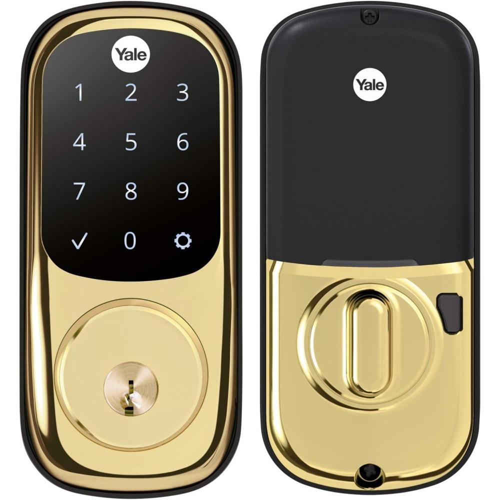 image:imageYale Assure Lock Touchscreen Keypad Door Lock in Brass