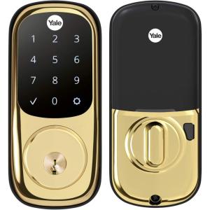 Yale Assure Lock – Touchscreen Keypad Door Lock in Brass